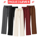 [PAGUE 3, LEVE 5] Calça Soline com Cintura Elástica em Poliamida, Poliéster e Spandex