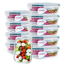 SOMENTE HOJE | Kit 15 Frascos Herméticos de Vidro + BRINDES: 10 Copos de Vidro Aruba