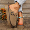 [LEVE 2 PAGUE 1] Lunna Comfort - Sapato de Camurça com Palmilha Anatômica + Brinde Mochila